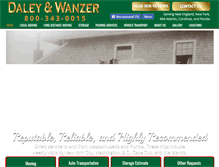 Tablet Screenshot of daleywanzer.com